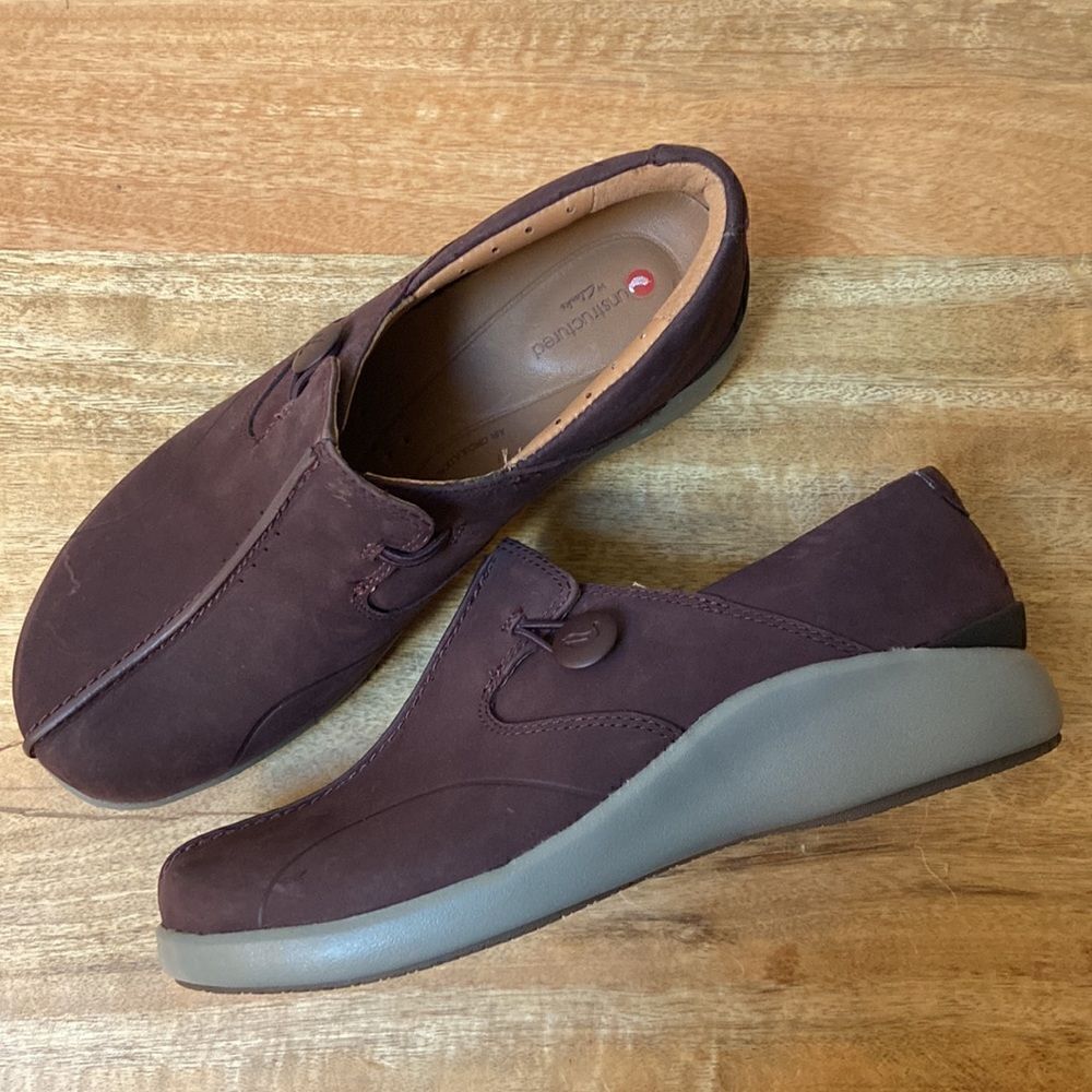 Unstructured by Clarks Loop 2 Walk Slip on Casual Shoes